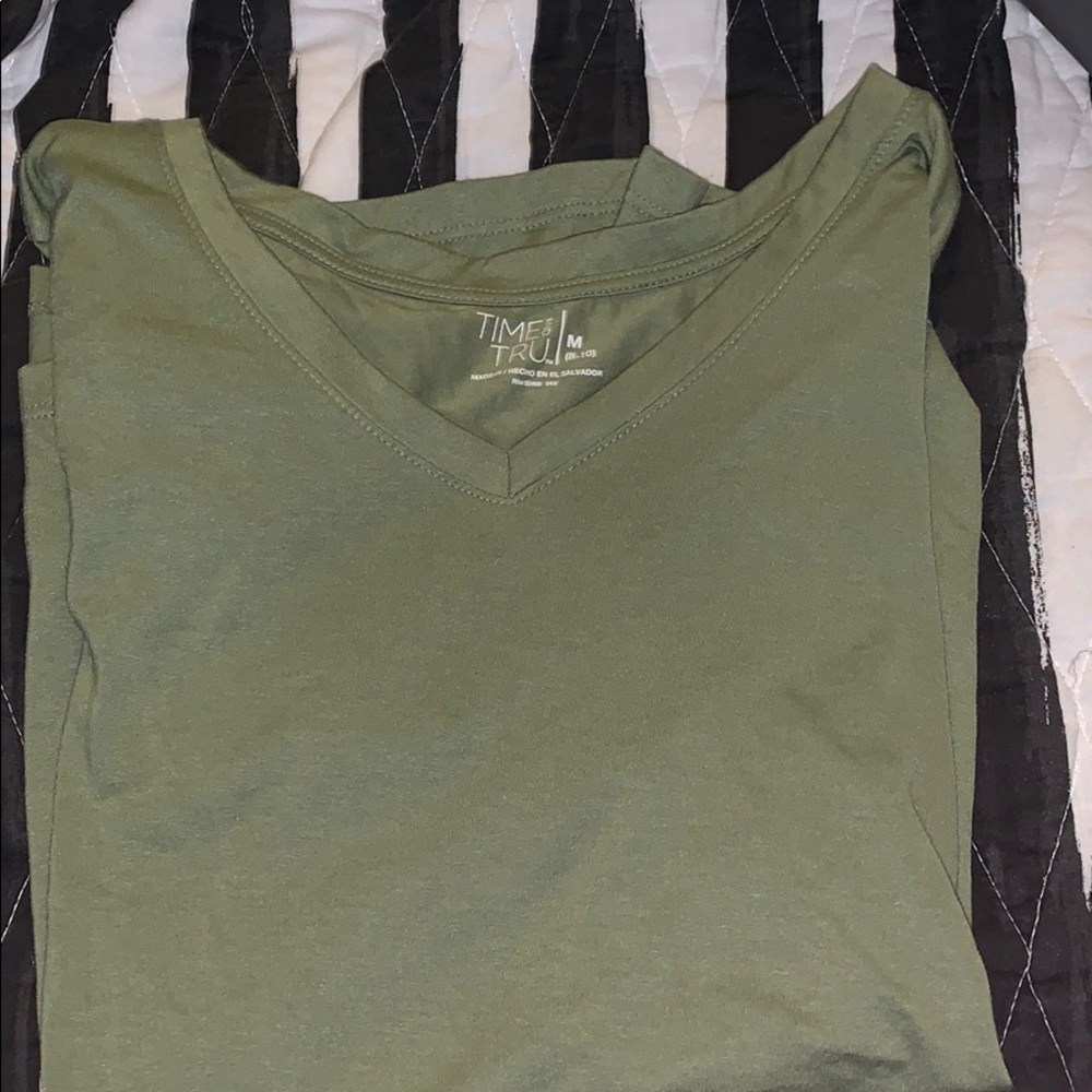 V-back short sleeve shirt. Worn a couple of times